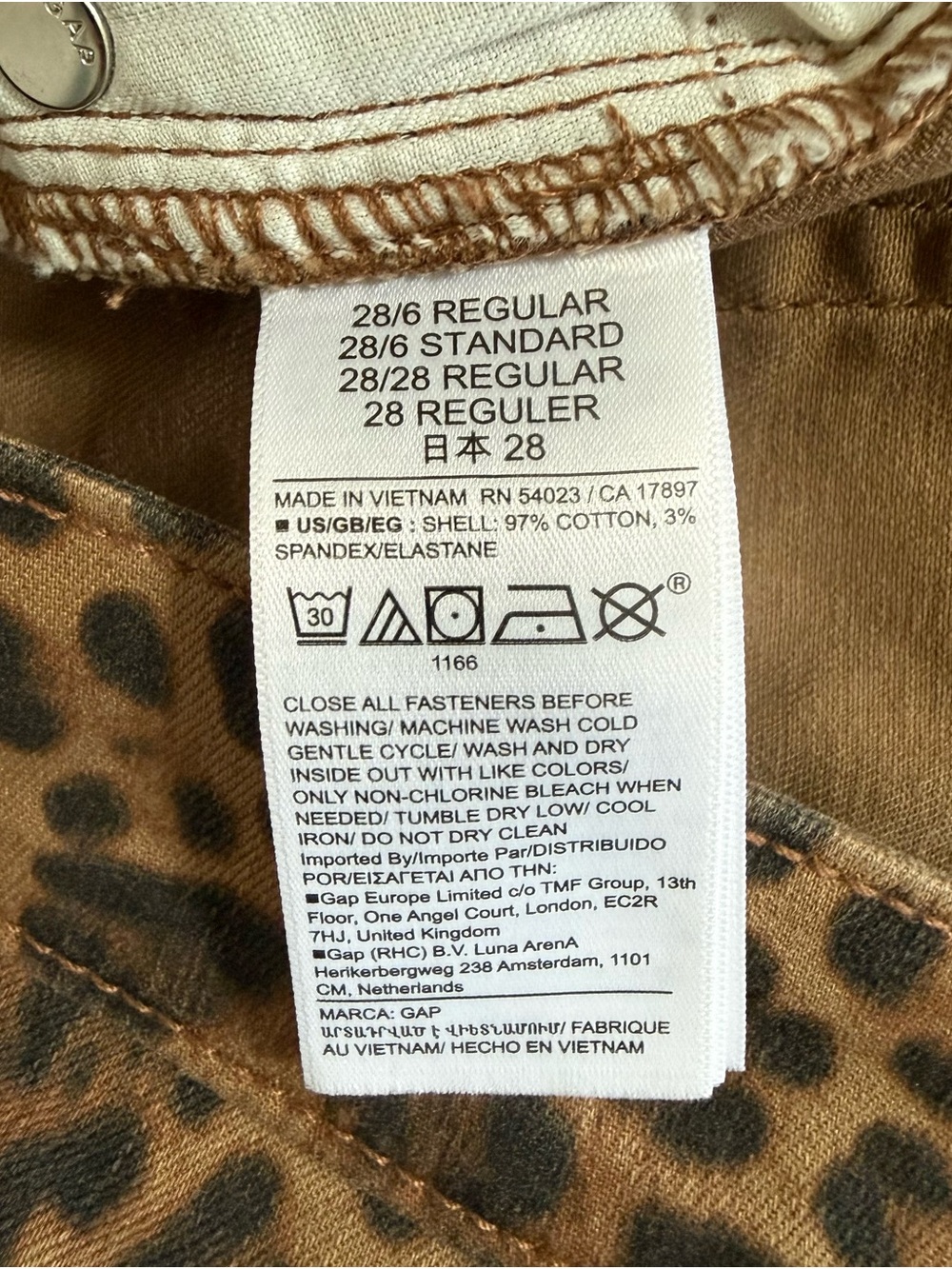 NWT Gap Women’s Leopard Print Mini Skirt! Size 6! NEW! - Picture 6 of 7
